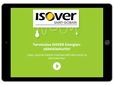 Tervetuloa ISOVER Energiansäästölaskuriin!
