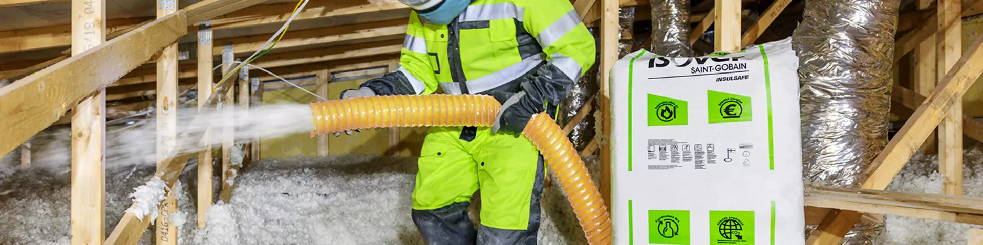 ISOVER Insulsafe-puhallusvilla