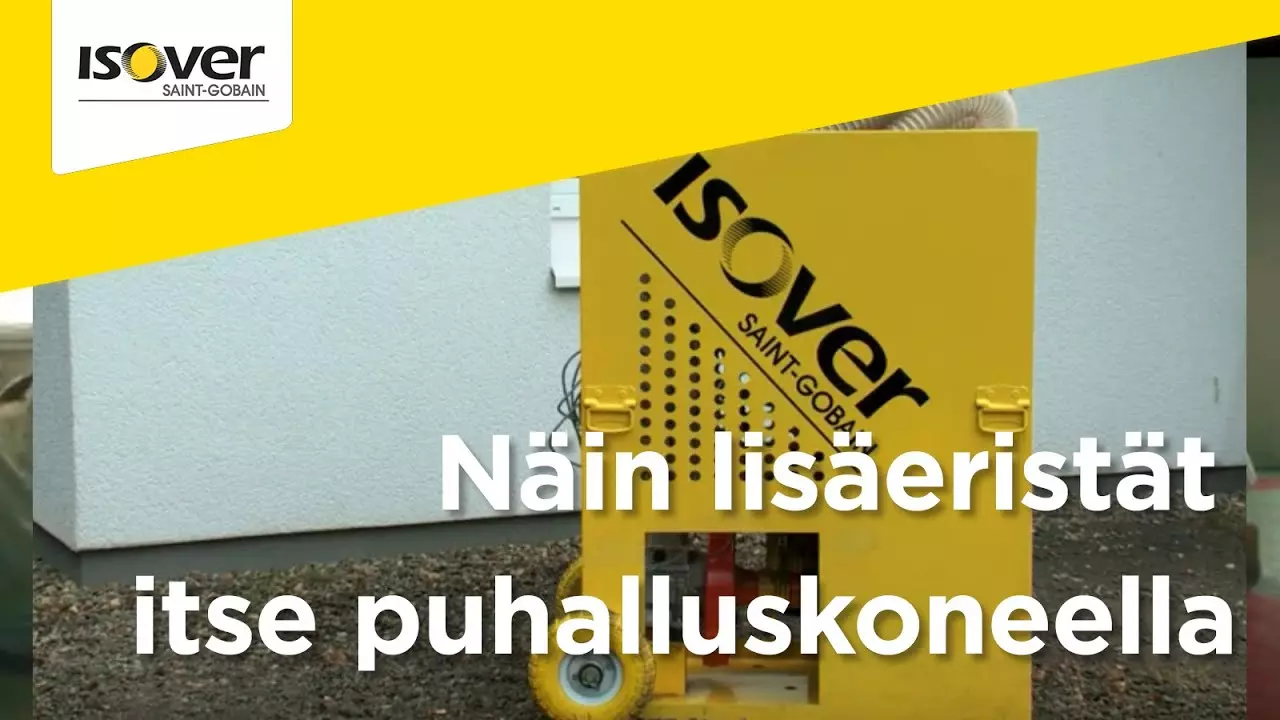 Näin helposti teet lisäeristyksen itse ISOVER-puhalluskoneella | ISOVER InsulSafe® puhallusvilla thumbnail